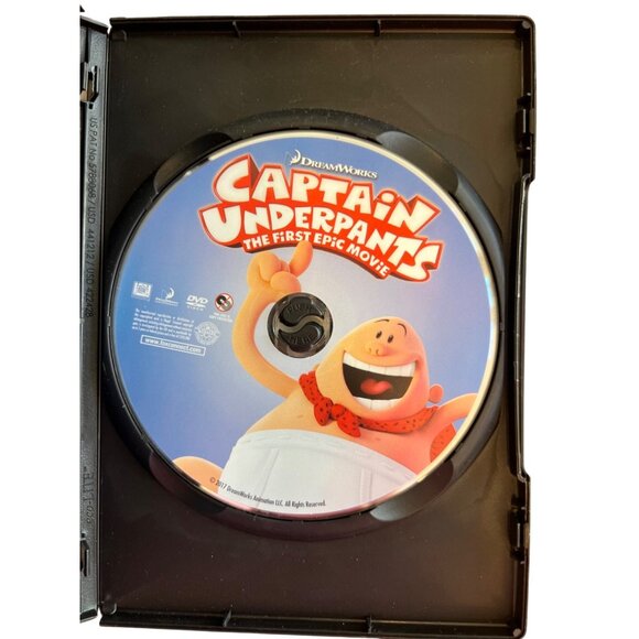 Captain Underpants The First Epic Movie DVD 2017 Family Comedy Movie Pre-Owned - Picture 2 of 4